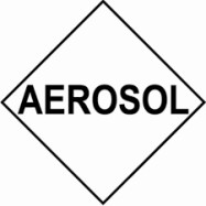 100 x 100mm UN Aerosol Label